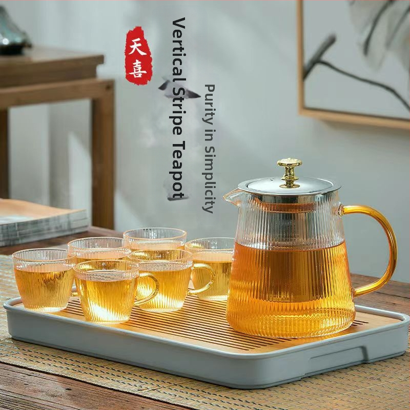 Arbatinukas japonijos stiliaus, karščiui atsparus borosilikatinis stiklas, pritaikomas logotipas, pirmosios klasės kokybė