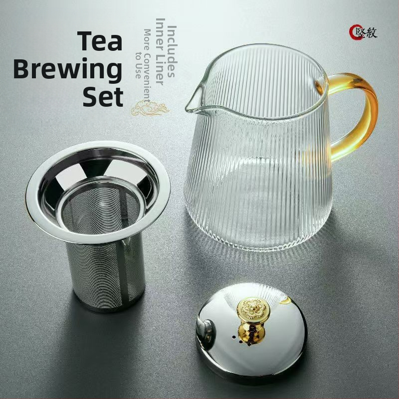 Arbatinukas japonijos stiliaus, karščiui atsparus borosilikatinis stiklas, pritaikomas logotipas, pirmosios klasės kokybė