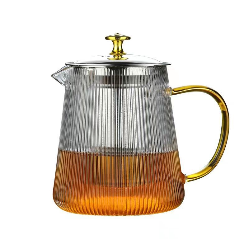 Čajnik u japanskom stilu, otporno na visoke temperature, borosilikatno staklo, prilagodljiv logo, prvoklasna kvaliteta