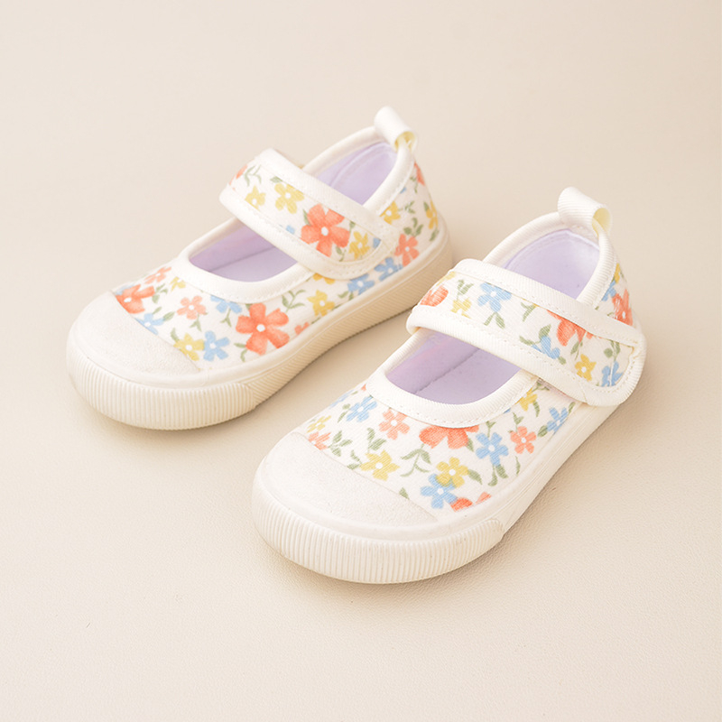 Detské plátenné tenisky s Velcro, EK9S36, vrchná časť: plátno, podrážka: guma, vložka EVA, nízky profil