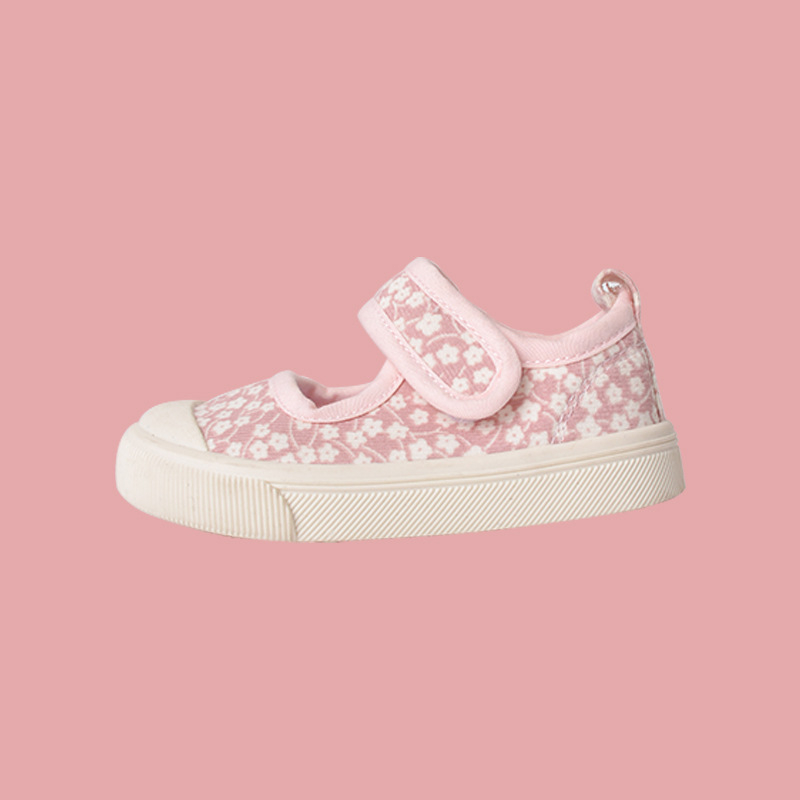 Detské plátenné tenisky s Velcro, EK9S36, vrchná časť: plátno, podrážka: guma, vložka EVA, nízky profil