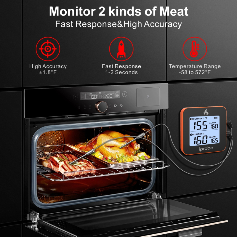 Bluetooth мини измервател на температура и влажност с LCD дисплей за дома и офиса