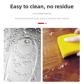 Nerezová doska na krájanie s antibakteriálnymi vlastnosťami, protišmyčná, prenosná a odolná voči plesniam pre kuchyne