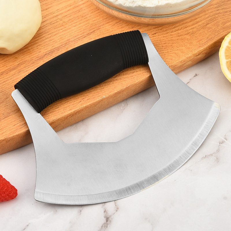 Krájač na pizzu s puzdrom na nôž — Nerezová oceľ, Viacúčelový, Potlačené logo, Možnosť personalizácie, Uvedenie 2024