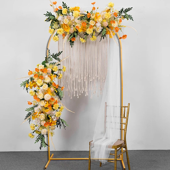 Železný svadobný oblúk na scénu – čínskeho štýlu, dekorácia, rekvizity na usporiadanie scény, značka: Fuge Xipin