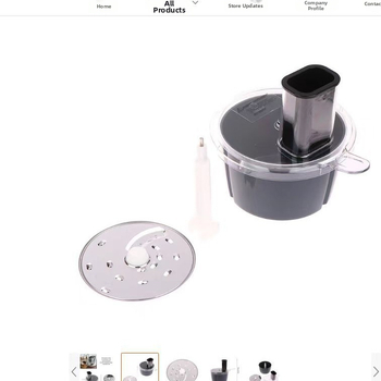 Thermomix TM5/TM6 kompatibilný viacúčelový krájač zeleniny a ovocia, PP telo, krájanie a strúhanie, s logom na vyžiadanie