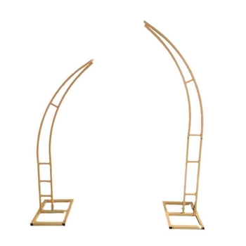 Svadobný oblúk na kvety z železa, tvar krávieho rohu, vonkajšia záhrada (Príležitosť: Svadba; Darček: Osobný dar; Kategória: Darčeková krabička; Narodeniny; Vianoce)