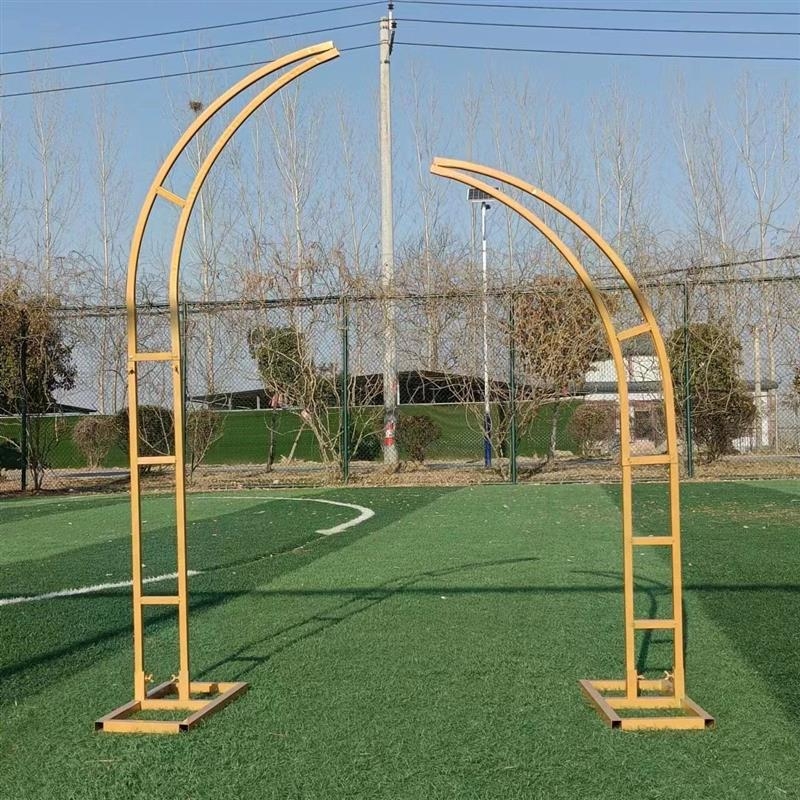 Svadobný oblúk na kvety z železa, tvar krávieho rohu, vonkajšia záhrada (Príležitosť: Svadba; Darček: Osobný dar; Kategória: Darčeková krabička; Narodeniny; Vianoce)