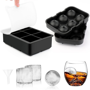 Silikónová forma na ľad pre domáce DIY – potravinárska kvalita silikónu, rýchle zmrazenie, ľahké vyberanie, ľadové guličky