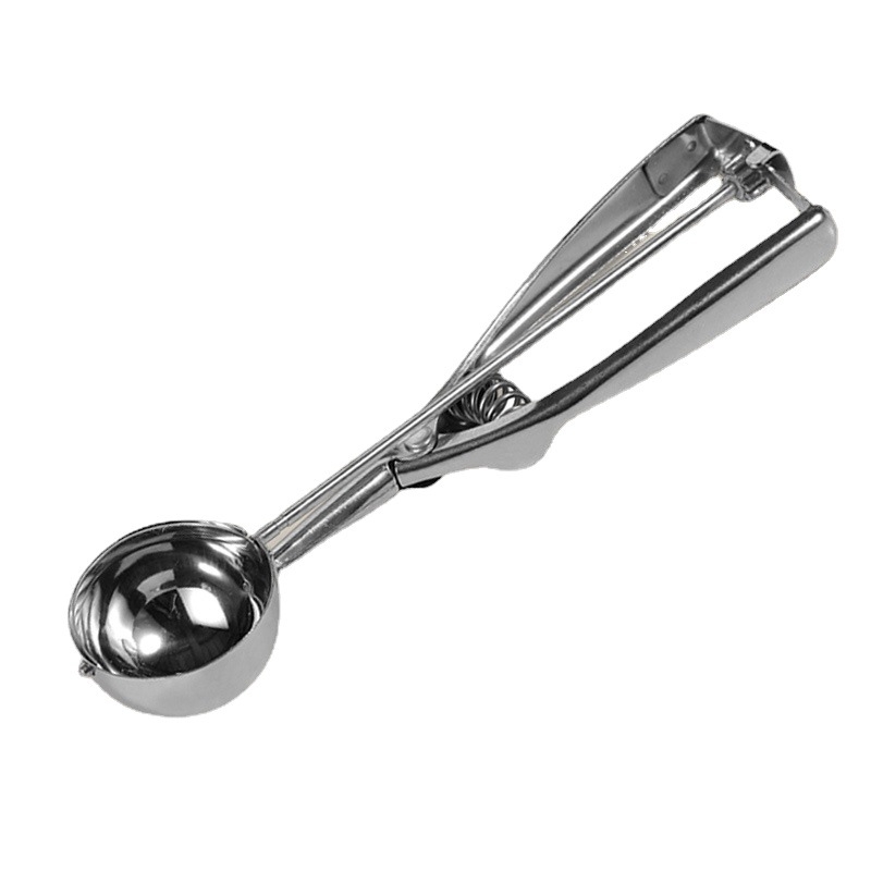 Lyžička na zmrzlinu z 304 nerezovej ocele, západný štýl, McGowell, leštená do zrkadla, možnosť personalizácie spracovania