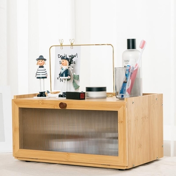 Masívna drevená úložná škatuľa, prenosná, do obývačky (Materiál: masívne drevo; Funkcia: prenosnosť; Využitie: obývacia izba)