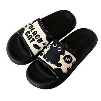 Sandalai su vienu dirželiu, karikatūrų raštas, PVC viršus, EVA padas, neslidūs