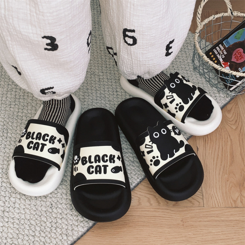 Sandalai su vienu dirželiu, karikatūrų raštas, PVC viršus, EVA padas, neslidūs