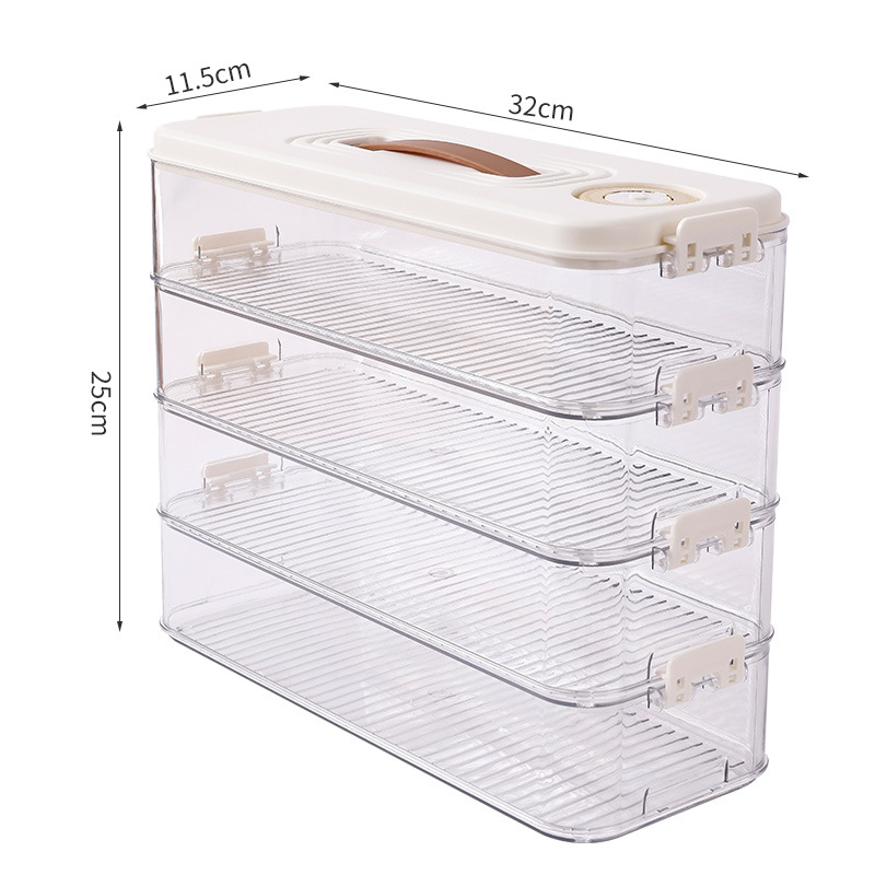 Štvorecová uzatváracia nádoba na cestoviny – plastová potravinárska trieda, kuchynské skladovanie s viečkom