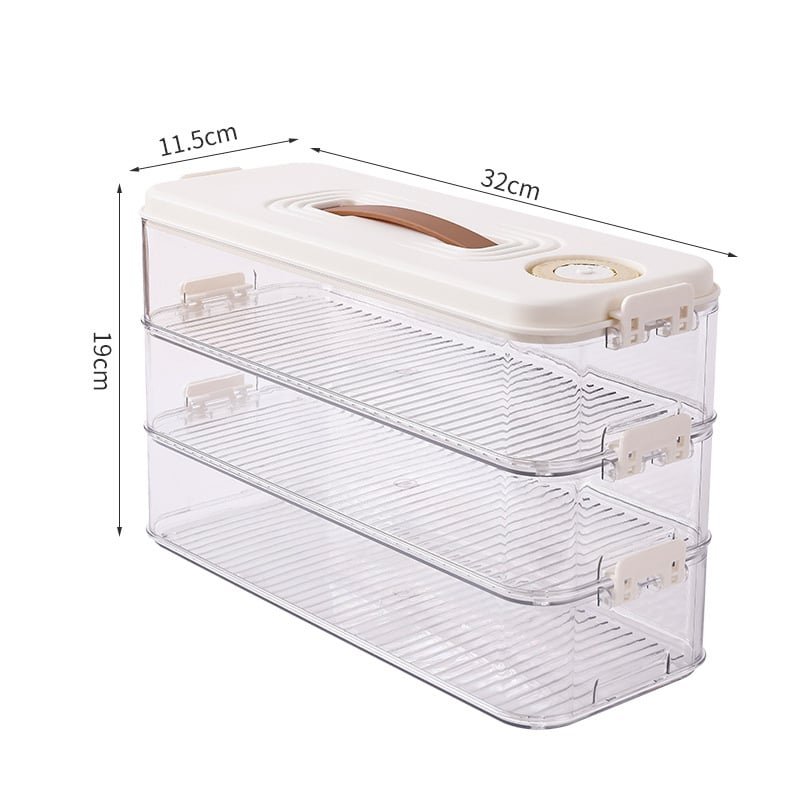 Štvorecová uzatváracia nádoba na cestoviny – plastová potravinárska trieda, kuchynské skladovanie s viečkom