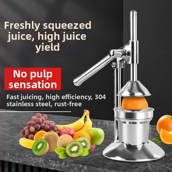 Ručný odšťavovač na ovocie, kovová konštrukcia, čínsky štýl, model F779T7MSHSH565