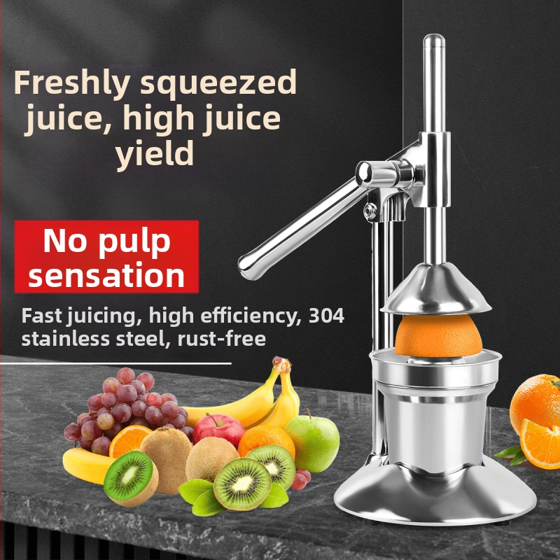 Ručný odšťavovač na ovocie, kovová konštrukcia, čínsky štýl, model F779T7MSHSH565