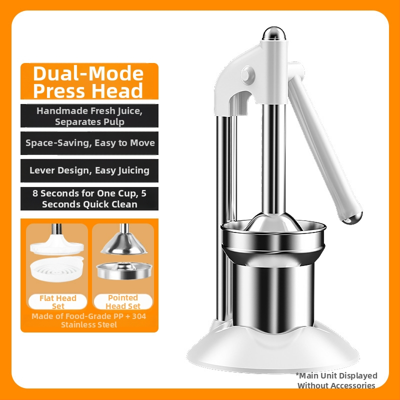 Ručný odšťavovač na ovocie, kovová konštrukcia, čínsky štýl, model F779T7MSHSH565