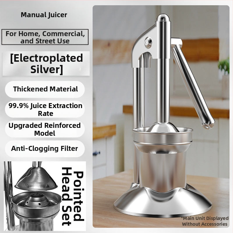 Ručný odšťavovač na ovocie, kovová konštrukcia, čínsky štýl, model F779T7MSHSH565