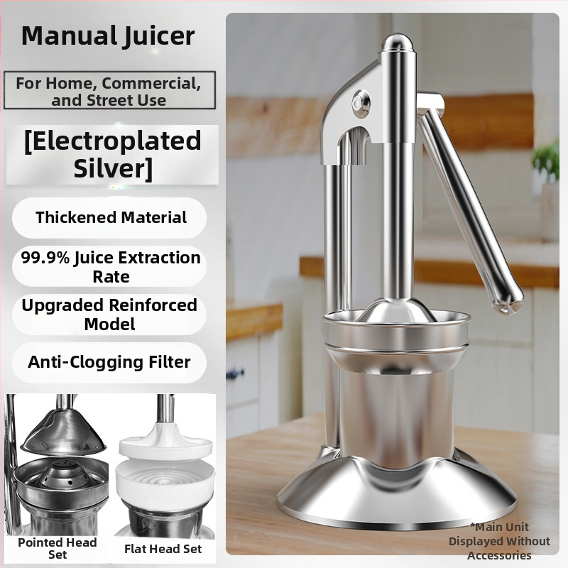 Ručný odšťavovač na ovocie, kovová konštrukcia, čínsky štýl, model F779T7MSHSH565