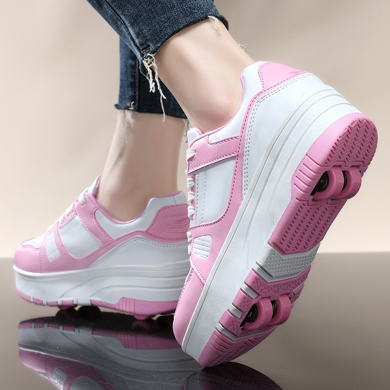 Detské štvorkolové rollerové tenisky s PU kolieskami, unisex, značka New Code