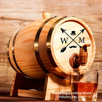 Drevené sud na nápoje s kohútikom pre domáce použitie – Značka Handing, Model 2025418, Kód Hd-418