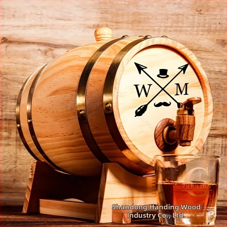 Koka dzērienu mucā ar krānu, mājas lietošanai – Zīmols Handing, Modelis 2025418, Kods Hd-418