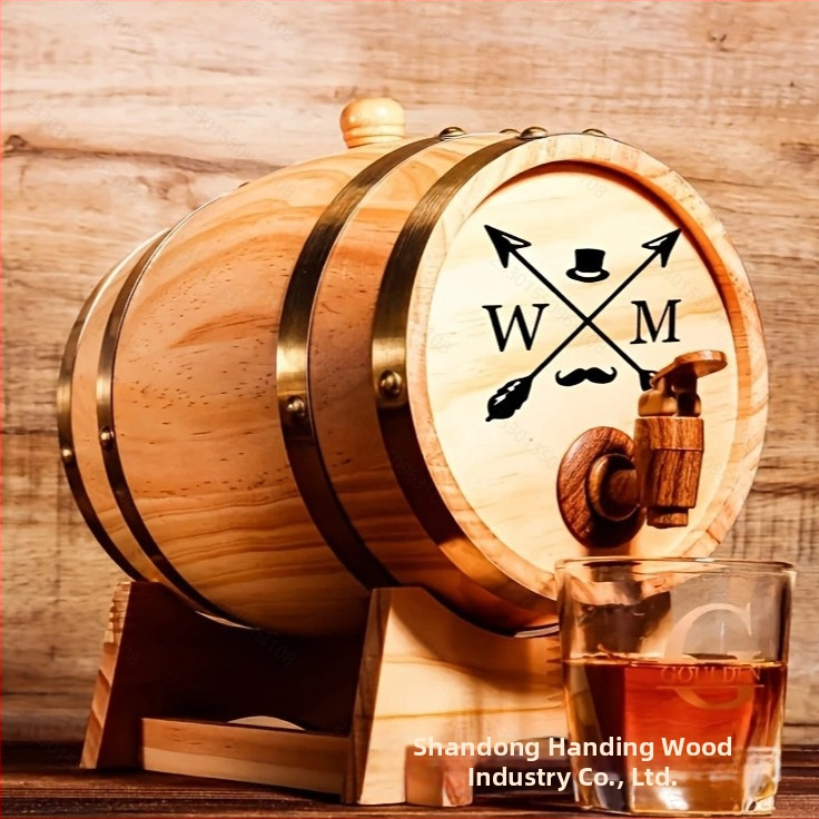 Koka dzērienu mucā ar krānu, mājas lietošanai – Zīmols Handing, Modelis 2025418, Kods Hd-418