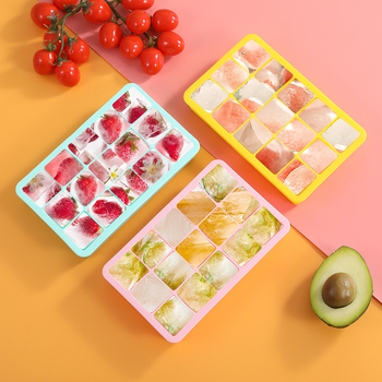 Silikónová forma na ľad s 4/6/8 dutinami, rýchle zmrazenie, ľahké vyberanie