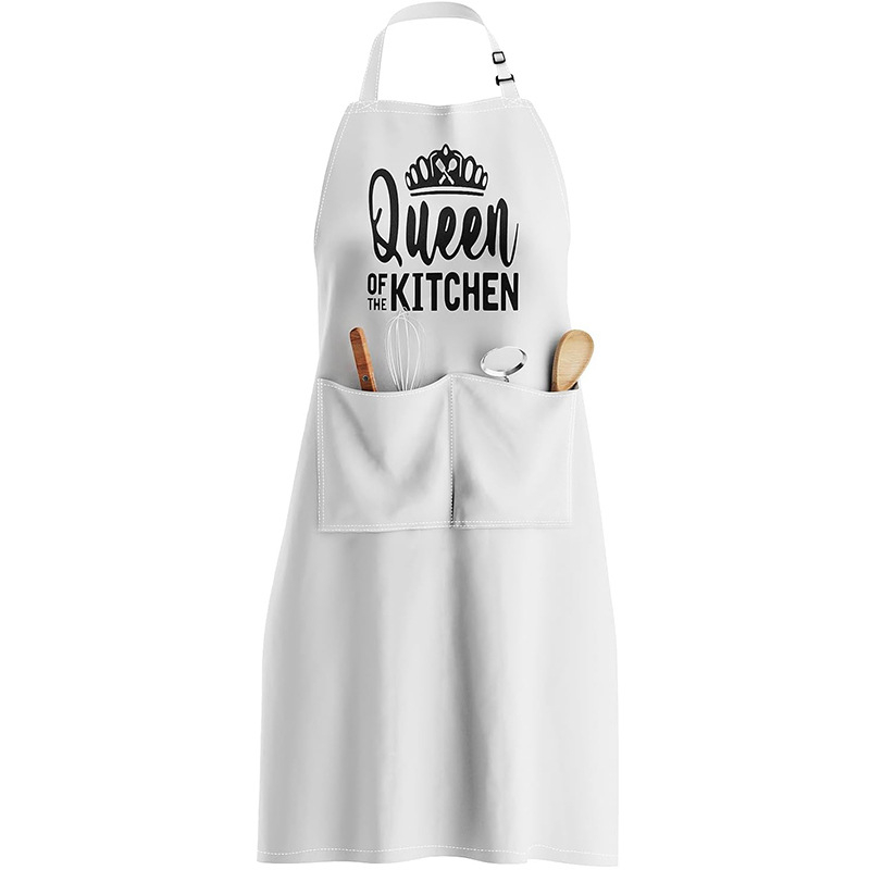 Zástera pre dvojicu, s viazaním na krk, nastaviteľná, potlač písmen, polyester