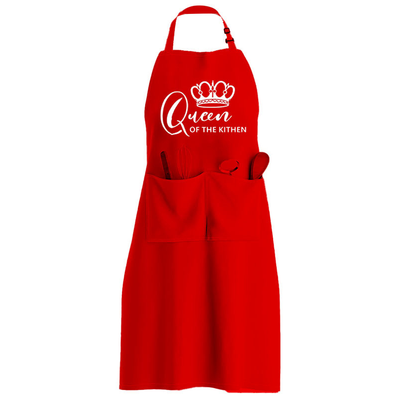 Zástera pre dvojicu, s viazaním na krk, nastaviteľná, potlač písmen, polyester