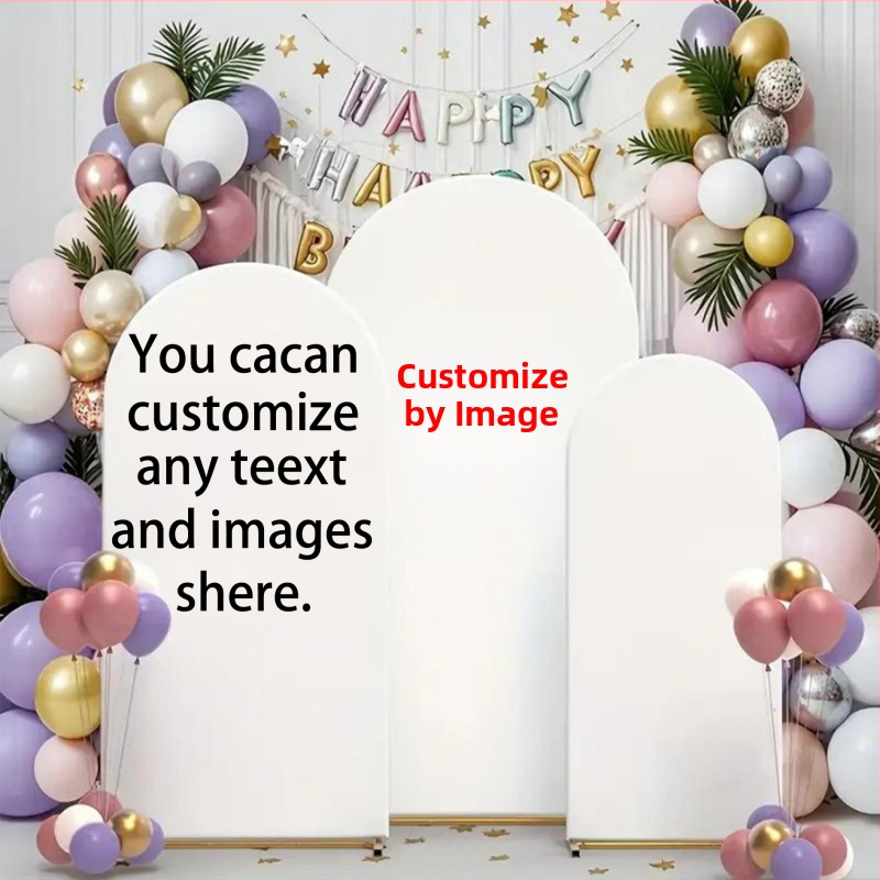 Archový textilný kryt na výzdobu miesta; polyesterový materiál; severský štýl; rekvizita na výzdobu priestoru; vhodný pre narodeniny, Deň matiek, Deň vďakyvzdania, Halloween a Deň detí.