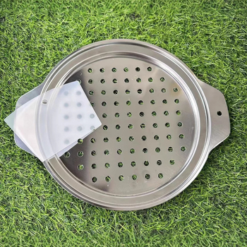 Pastamaker zo 430 nehrdzavejúcej ocele, hrubšia konštrukcia s odtokovou doskou – viacúčelový nástroj na rezance, moderný minimalistický štýl