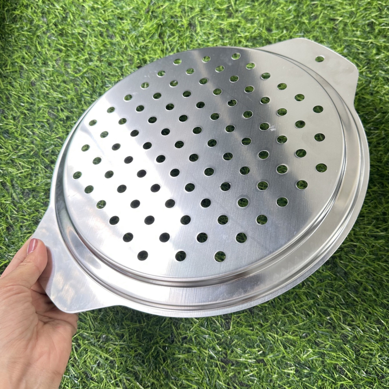 Pastamaker zo 430 nehrdzavejúcej ocele, hrubšia konštrukcia s odtokovou doskou – viacúčelový nástroj na rezance, moderný minimalistický štýl