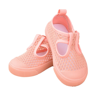 Детски плажни обувки с дишаща мрежеста горна част, велкро закопчаване, подметка ТПР, за деца 4–12 години, спортен стил