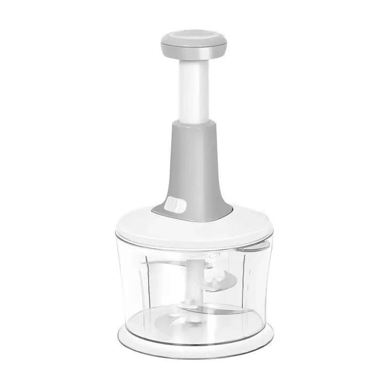 Ručný mlynček na mäso a viacúčelový krájač zeleniny do kuchyne, tlakový typ, potravinársky plast