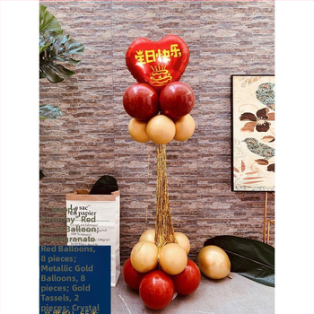 Stojan na balóniky pre svadby a oslavy – balón z hliníkovej fólie, balón na hranie, tvar srdca