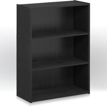 Trojúrovňový drevený úložný kabinet a knižnica, moderný minimalistický dizajn, prispôsobiteľné podľa nákresov