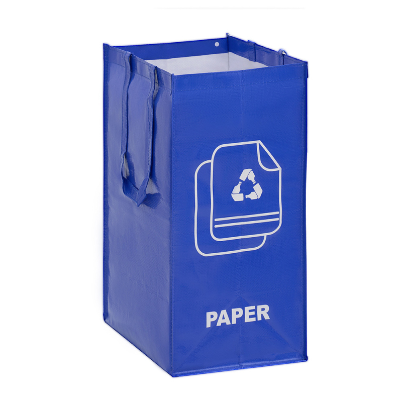 PP atliekų laikymo ir rūšiavimo maišelis, biologiškai skaidrus, daugkartinio naudojimo, įprastas storis