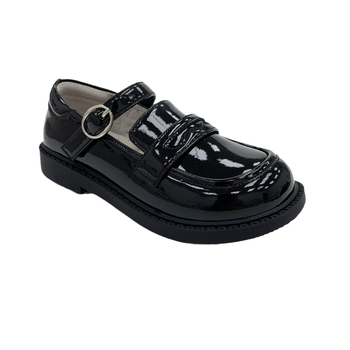 Dievčenské kožené topánky, okrúhla špička, casual štýl, vrchný materiál: Super Fiber, vek 7–16 rokov