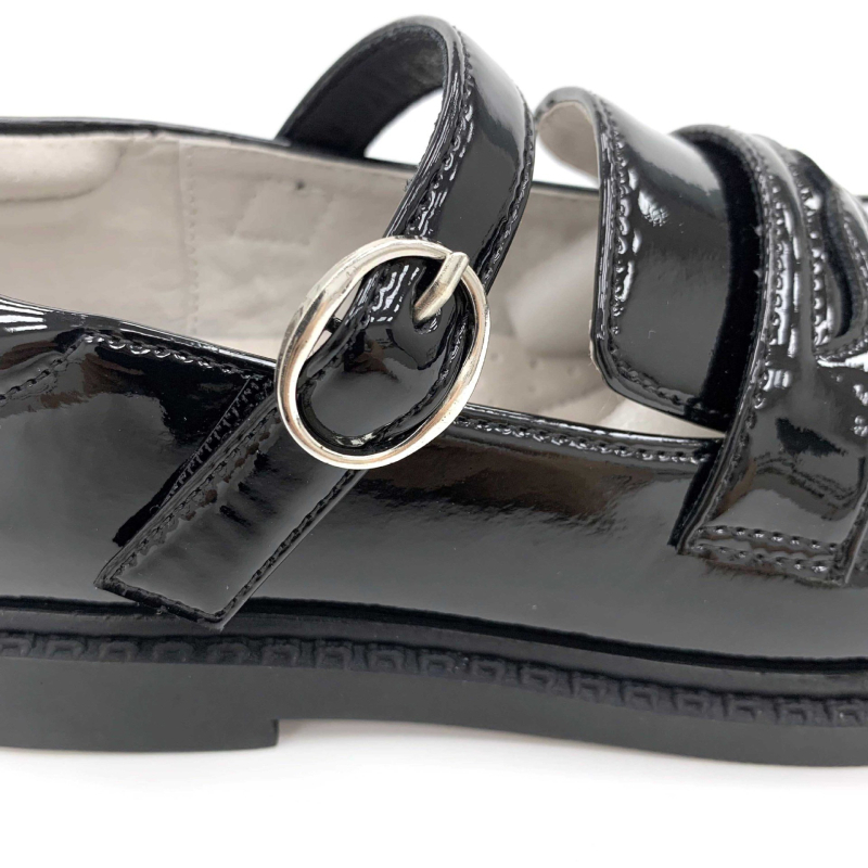 Dievčenské kožené topánky, okrúhla špička, casual štýl, vrchný materiál: Super Fiber, vek 7–16 rokov