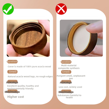 Sklenený set fľaštičiek na korenie s viečkami z bambusu, hliníka alebo akácie