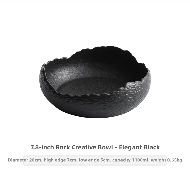 Porcelánová matná misa s nepravidelným krajom s čipkou – misa na ovocie a šalát, Tableware Z, čínske štýl