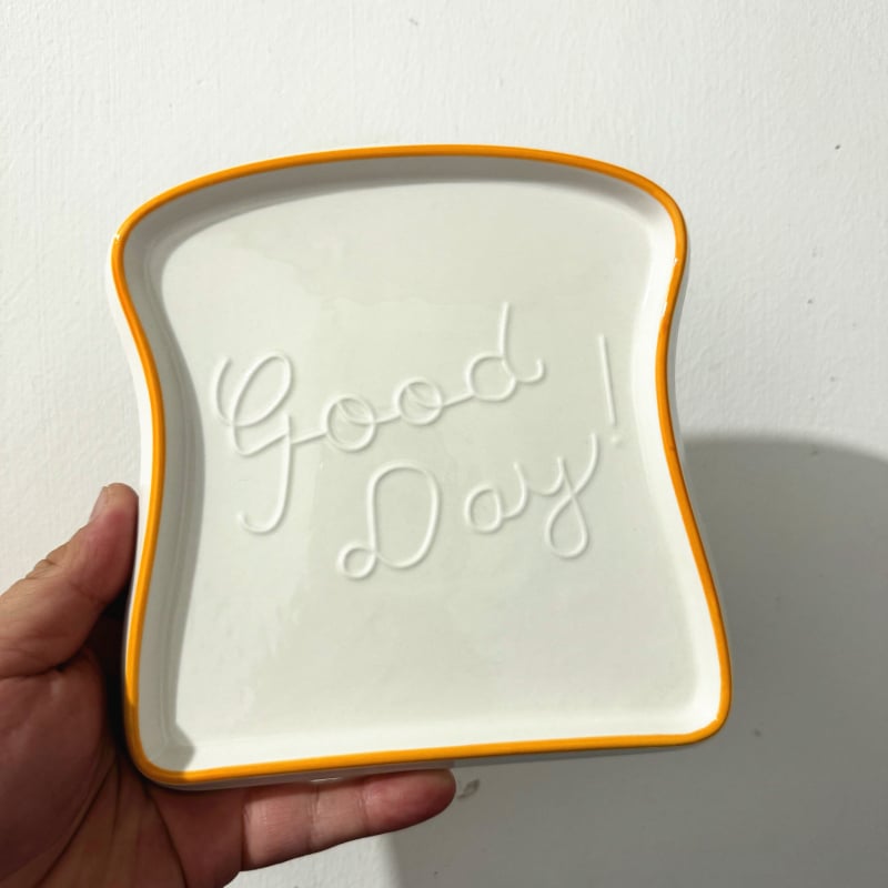 Porcelánová tácka na chlieb, severský štýl, jednoduchý dizajn