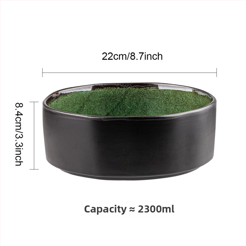 Keramická misa, kruhový tvar, glazúra kiln-change, vhodná do mikrovlnky