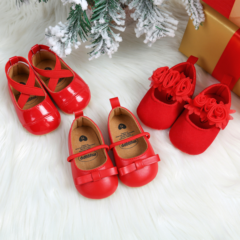 Topánky princeznej pre bábätká, vrchný materiál syntetická koža, vek 6–12 mesiacov, jeseň 2023