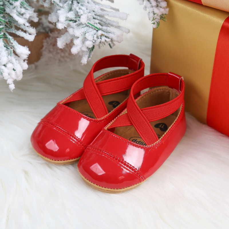 Topánky princeznej pre bábätká, vrchný materiál syntetická koža, vek 6–12 mesiacov, jeseň 2023