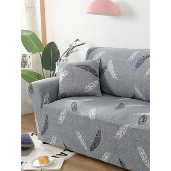 Еластичен комплект покривка за диван и възглавници, модерен стил • египетски дълговлакнест памук • 4-предметен комплект • тегло над 5 кг • тай-дай боядисване
