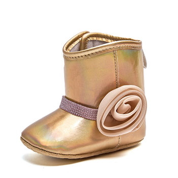 Topánky pre dievčatá na chôdzu - PU koža, európsko-americký štýl, vek 12–36 mesiacov, jar a jeseň