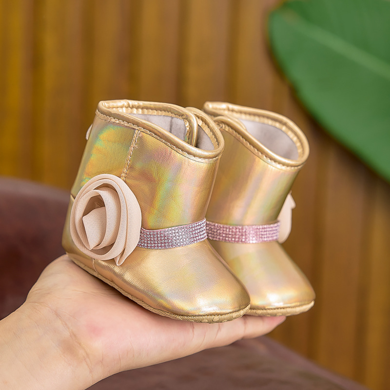 Topánky pre dievčatá na chôdzu - PU koža, európsko-americký štýl, vek 12–36 mesiacov, jar a jeseň